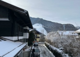 Blick auf Balsberg im Winter