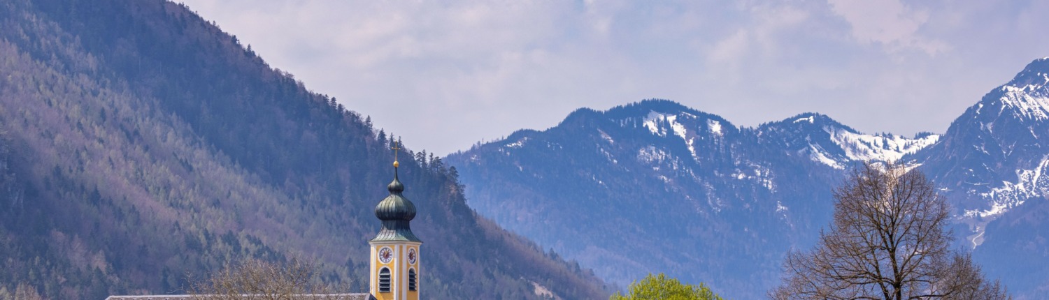 To Unterwössen along Tiroler Ache and Richard-Strauss Höhenweg )