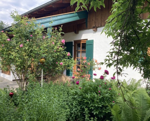 Freisitz mit Staudengarten