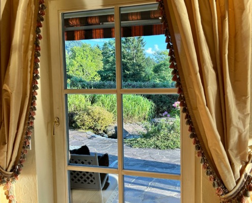 Aussicht in den Garten