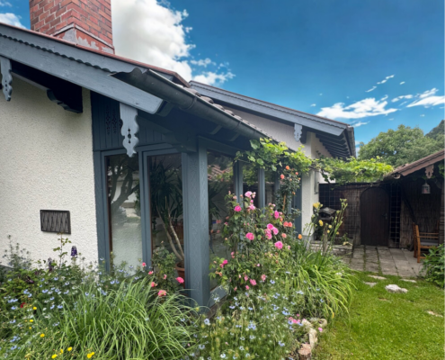 Haus mit Wintergarten