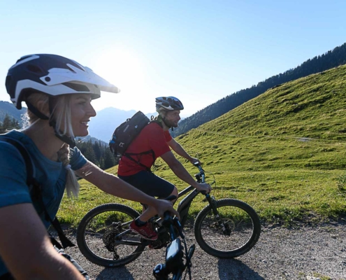 Sommer im Achental, mit dem Bike unterwegs