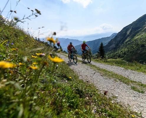 Sommer im Achental, mit dem Bike unterwegs