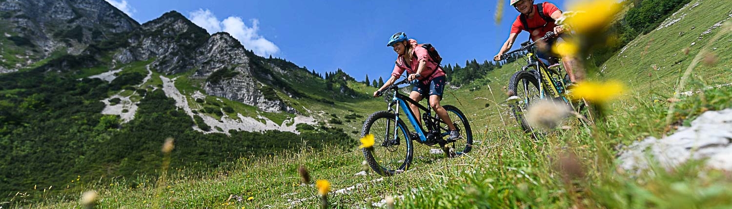 Sommer im Achental, mit dem Bike unterwegs