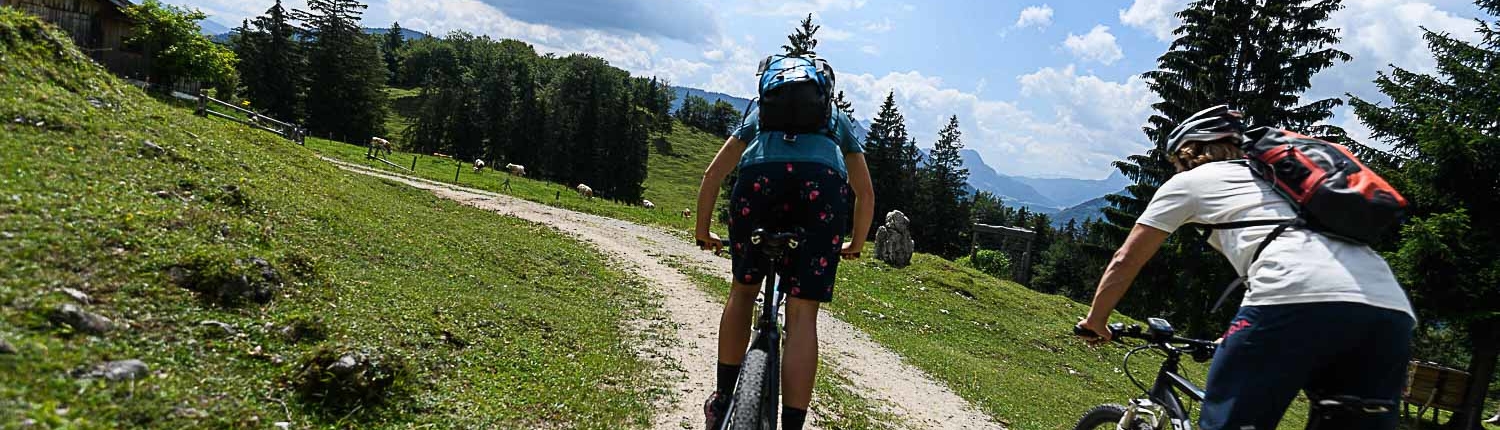 Sommer im Achental, mit dem Bike unterwegs