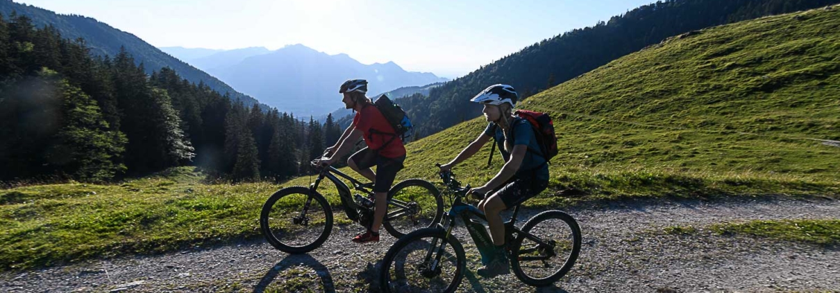 Sommer im Achental, mit dem Bike unterwegs