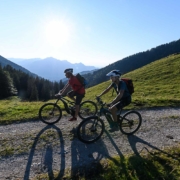 Sommer im Achental, mit dem Bike unterwegs