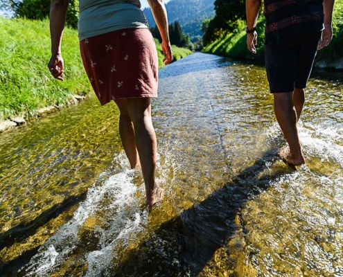 Sommer im Achental, Kneippen gehen