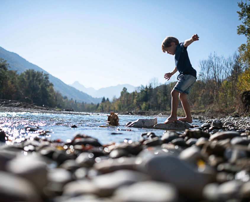 Sommer im Achental, die Tiroler Ache