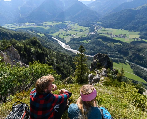 Sommer im Achental, Wandern an der Gscheuerwand