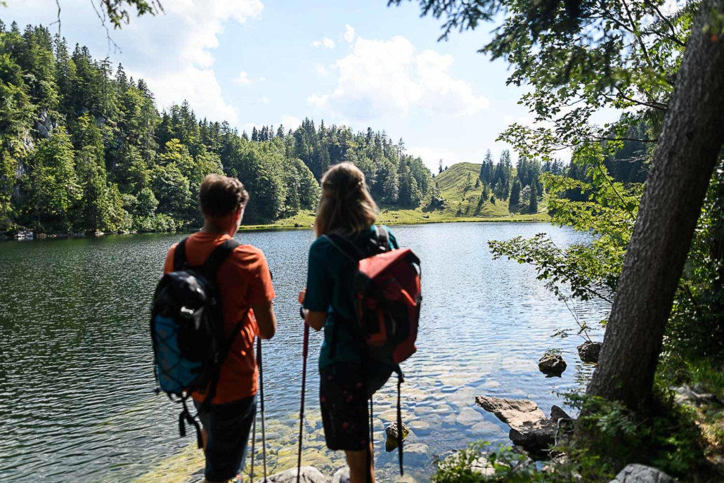 Sommer im Achental, Wandern am Taubensee