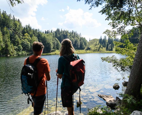 Sommer im Achental, Wandern am Taubensee