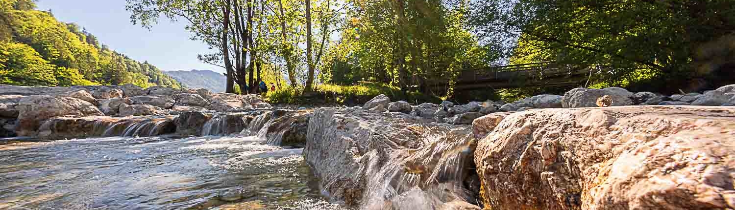 Die Tiroler Ache im Achental