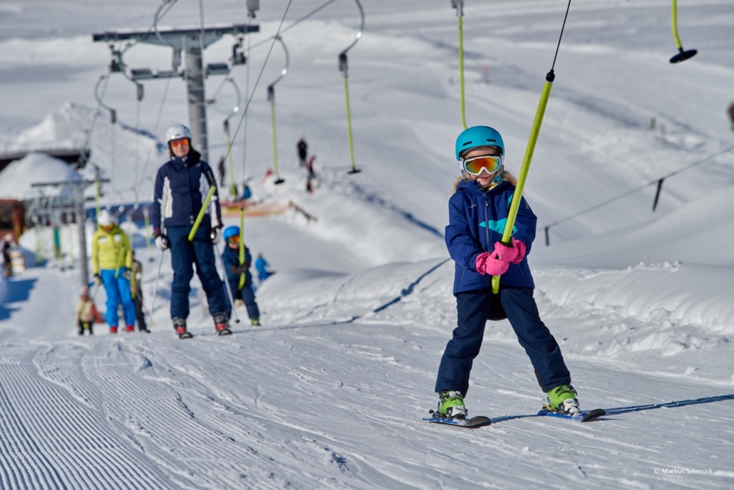 Skifahren Tellerlift Benzeck