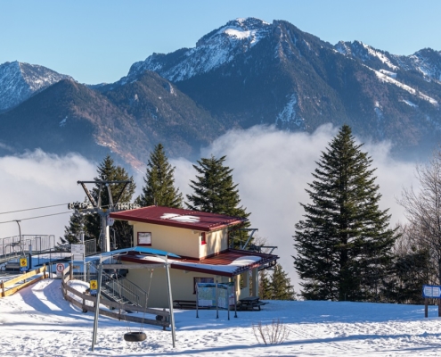 Hoplattenbahn im Winter