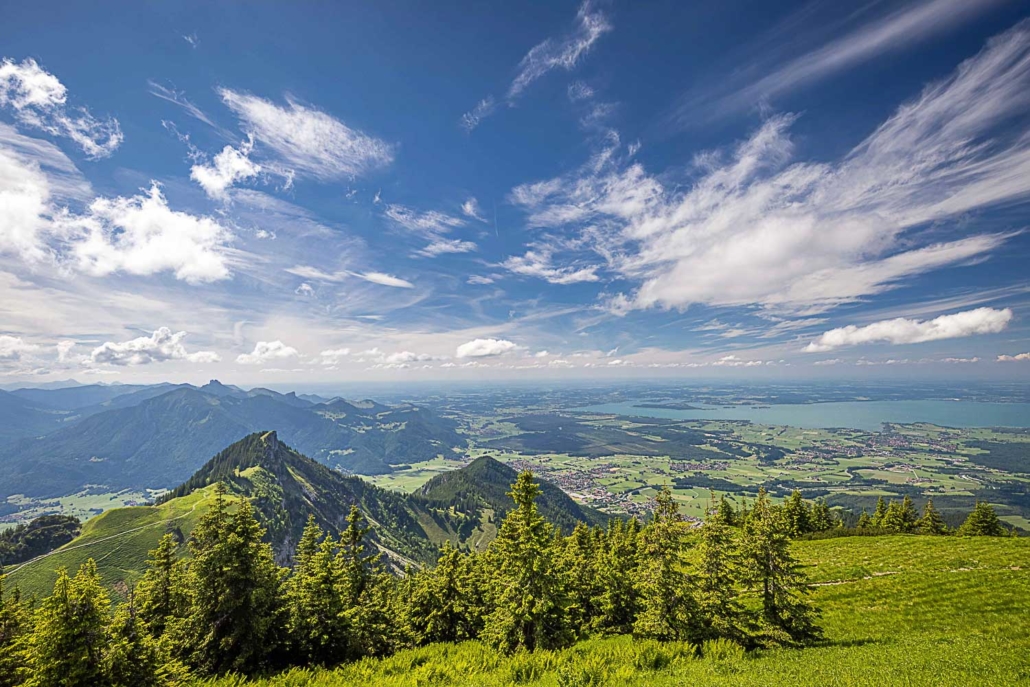 Hochgern, Blick zum Chiemsee