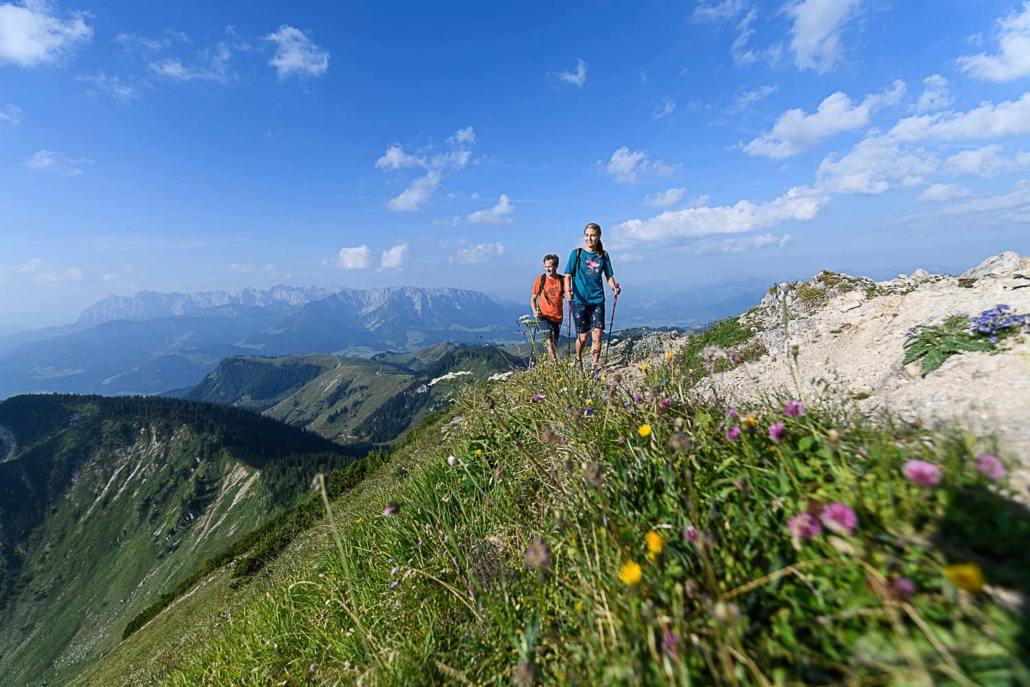 Wandern Schleching Geigelstein Sommer