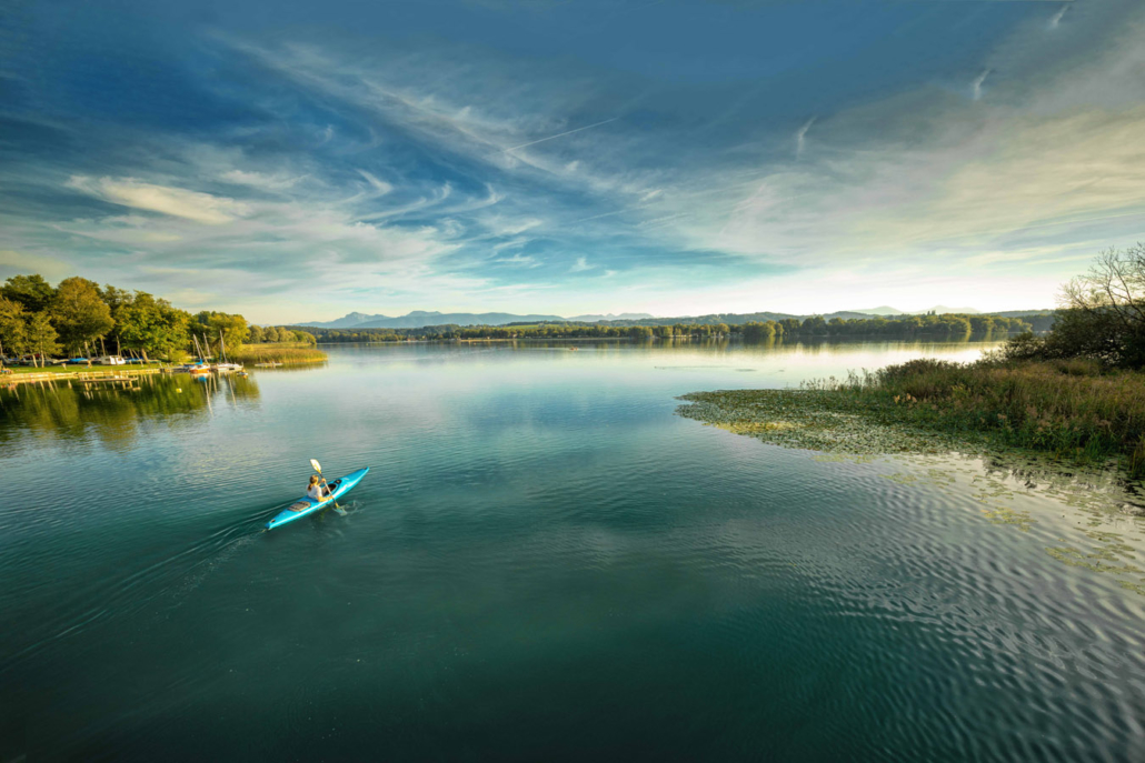 Waginger See - wärmster Badesee Oberbayerns