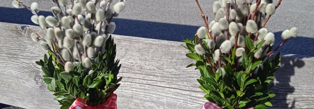 Palmbuschen am Palmsonntag