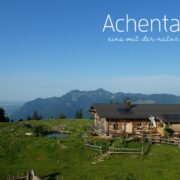 Stoibenmöseralm, Sommer im Achental, Taubensee
