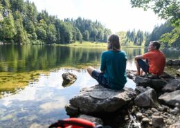 Taubensee - Wandern im Sommer im Achental