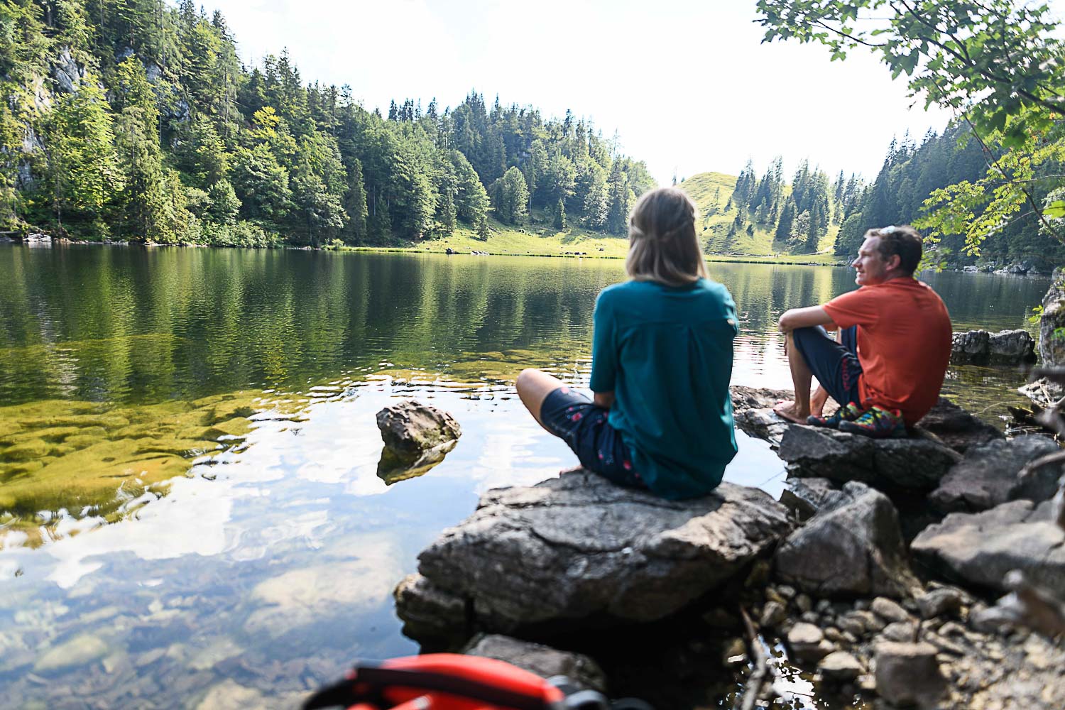 Taubensee - Wandern im Sommer im Achental