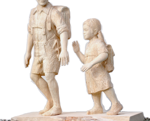 Dögerl Bildhauer Schulkinder