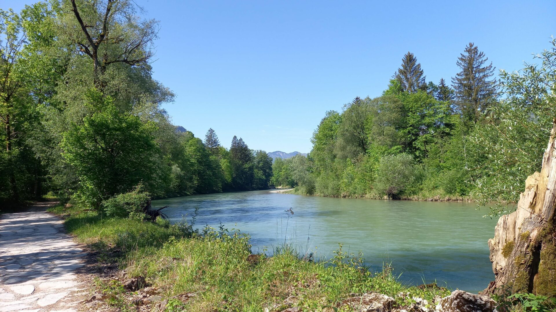 Achendammweg in Unterwössen