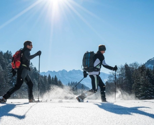 Schneeschuhtouren, Winter