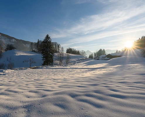 Winterwandern, Winter