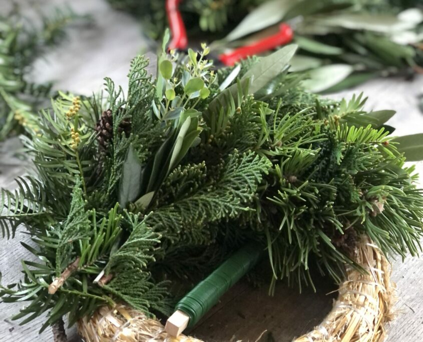 Naturhandwerk, Kranz binden