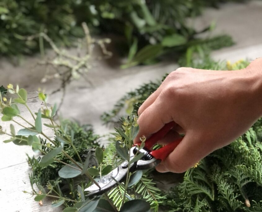 Naturhandwerk, Kranz binden