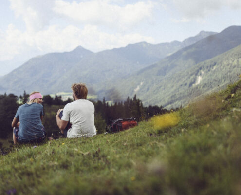 Wanderer im Achental, Sommer im Achental