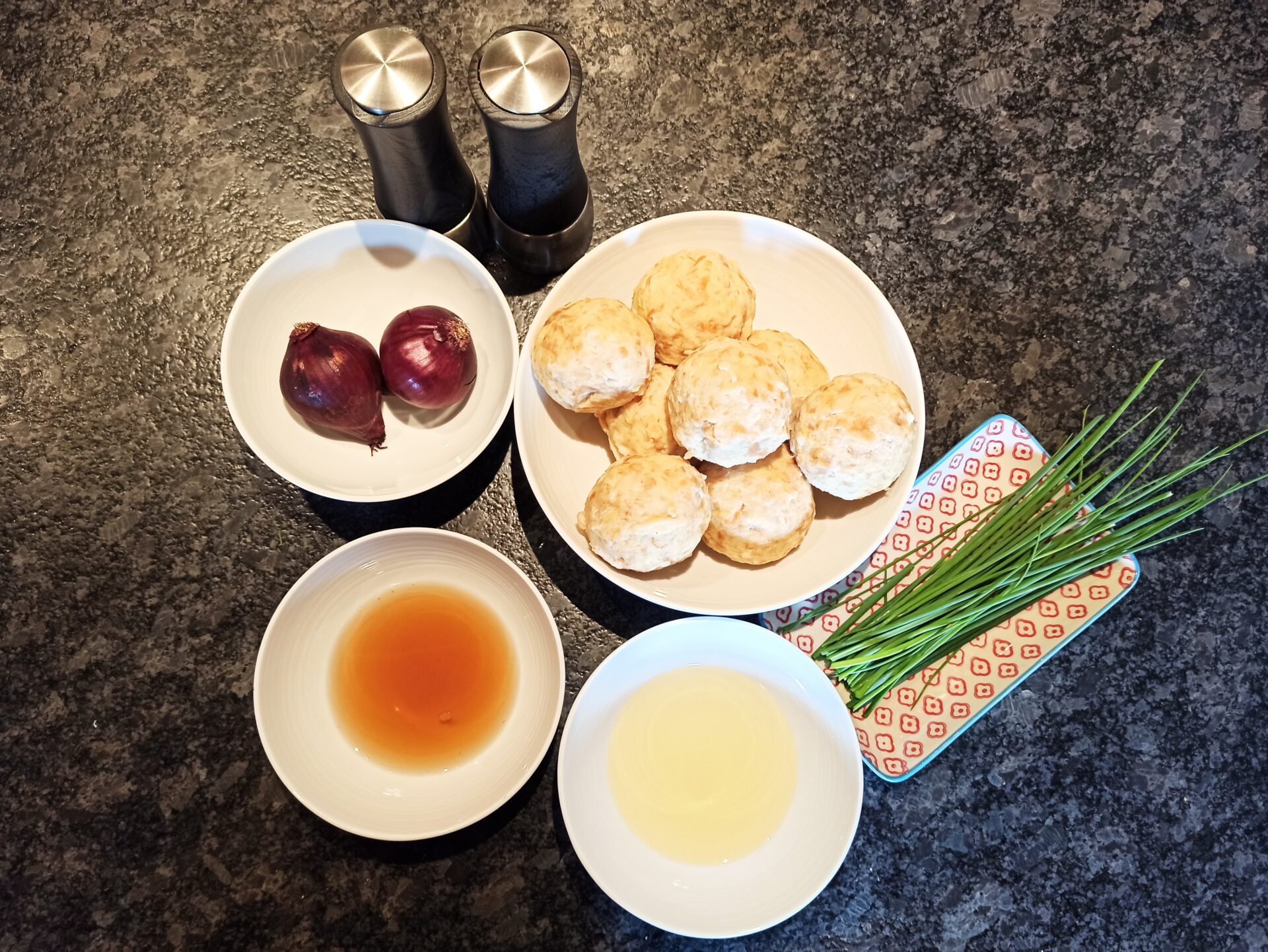 Zutaten für Essigknödel