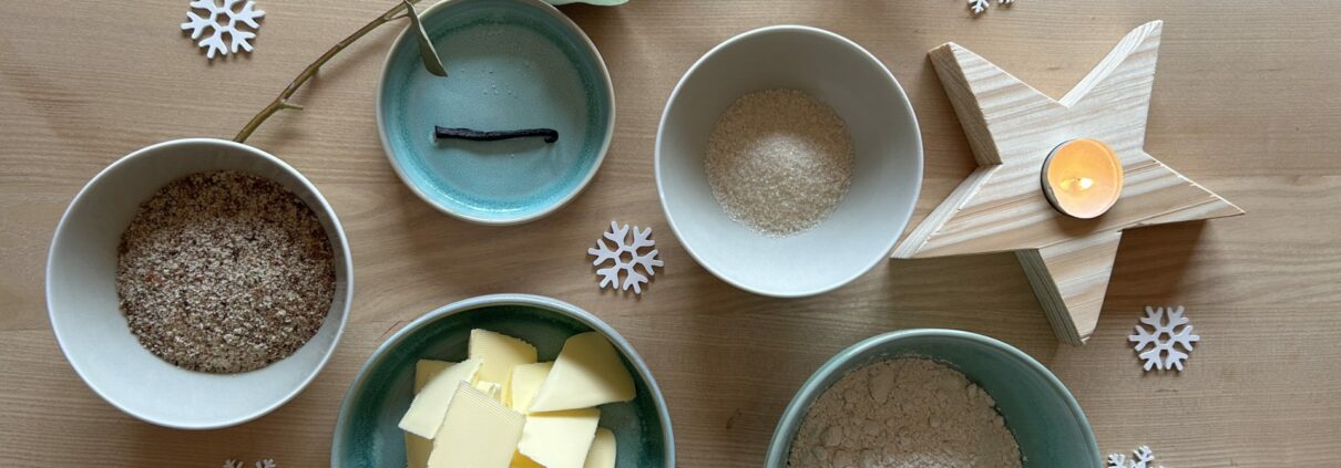 Zutaten für Vanillekipferl