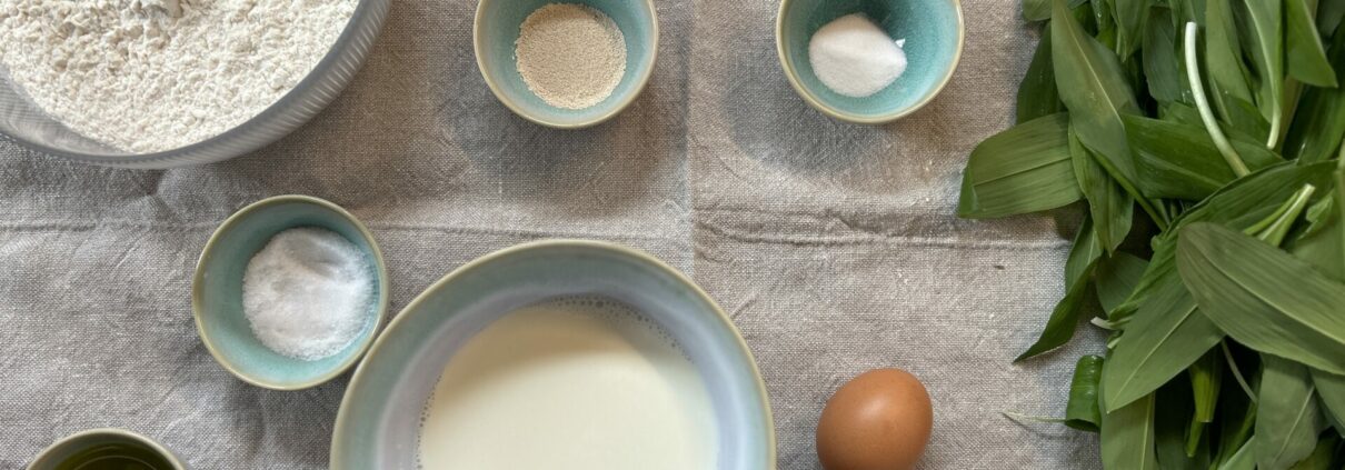 Zutaten für Bärlauchbrot