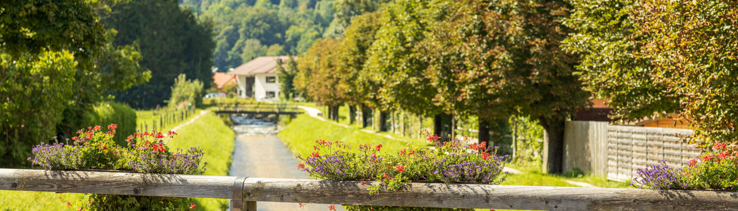 Wassertreten im Wössner Bach