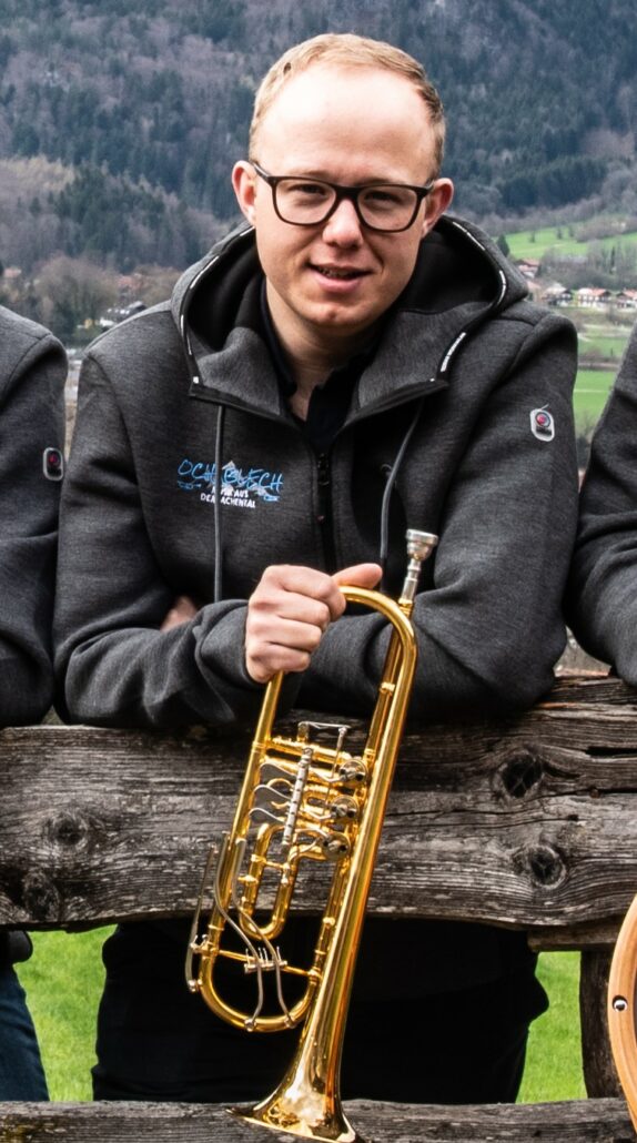 Rupert Fladischer mit Trompete