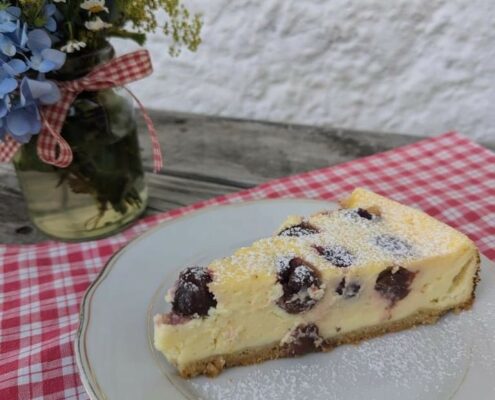 Kirsch-Quark-Kuchen, Kulinarik